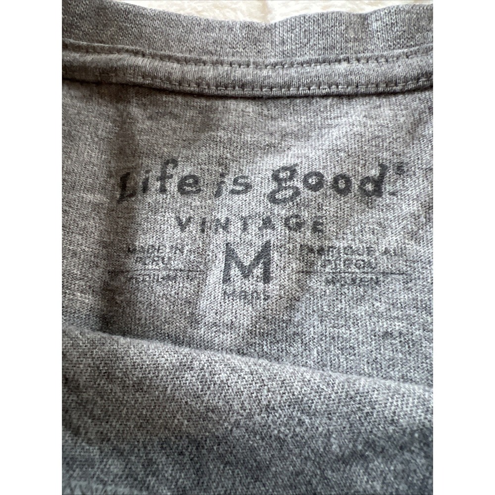Life is Good Men's Crusher Crew Social Network Golf T Shirt Sz M - Picture 4 of 8